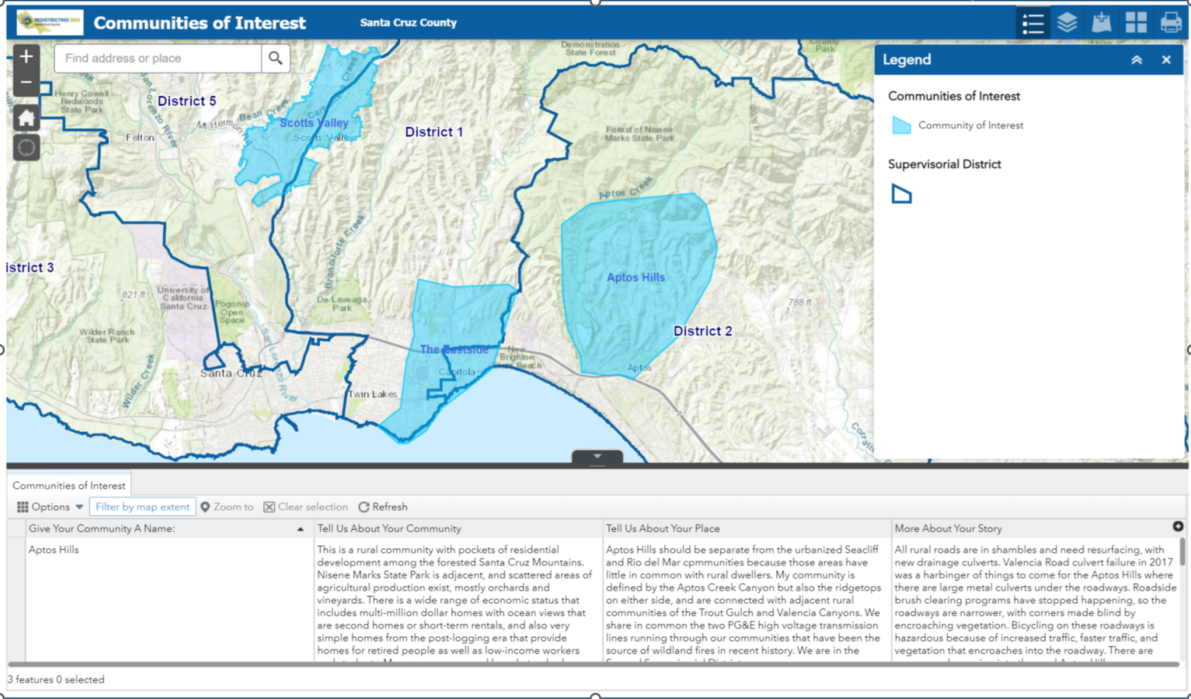 Communities Of Interest Map